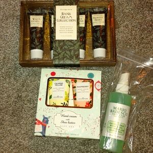 Hand cream and facial spray